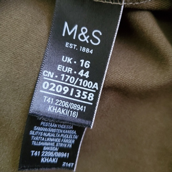 M&S Collection Olive Green Shirt - Picture 5 of 6
